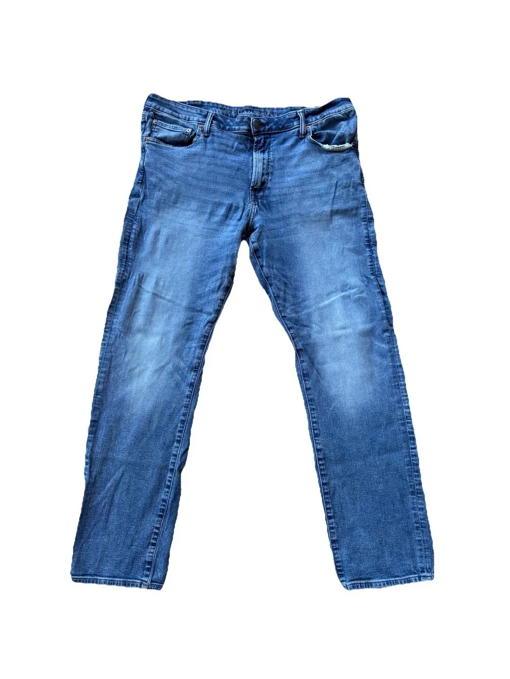 American Eagle Outfitters Mens Slim Fit Jeans Medium Washed Size 40x34